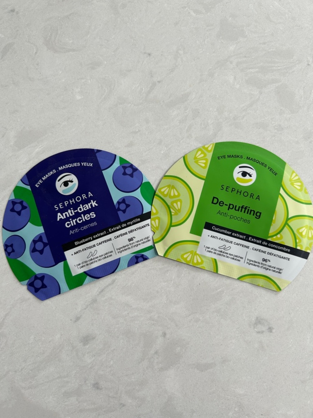 Sephora Anti-Dark Circles & De-Puffing Eye Masks
